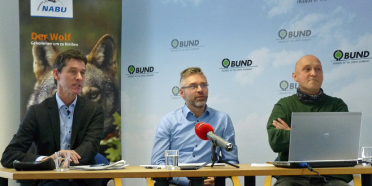 Pressekonferenz zur Klage gegen Wolfsabschuss - Foto: Larissa Schönleiter